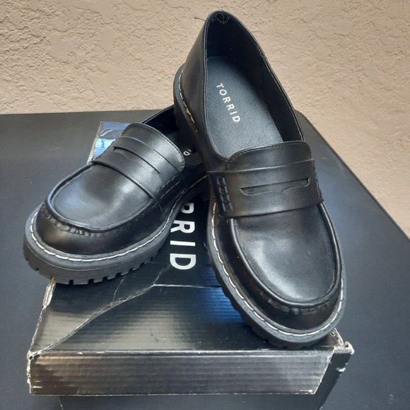 Torrid Shoes - Brand New Black Torrid Loafers